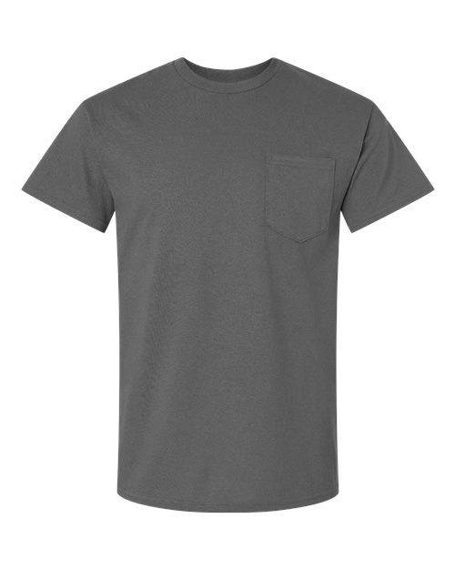 Gildan 2300 Unisex Ultra Cotton® Pocket T-Shirt - Charcoal - front