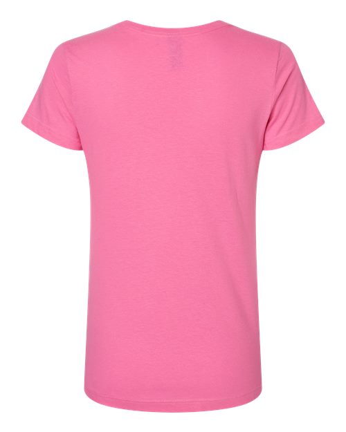 Gildan 64V00L Women's Softstyle® V-Neck T-Shirt - Azalea - back