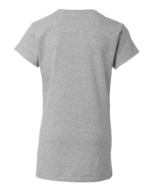 Gildan 64V00L Women's Softstyle® V-Neck T-Shirt - Sport Grey - back