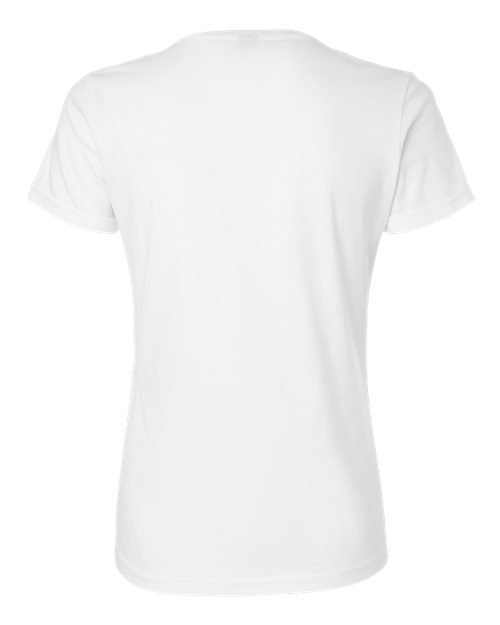 Gildan 64V00L Women's Softstyle® V-Neck T-Shirt - White - back