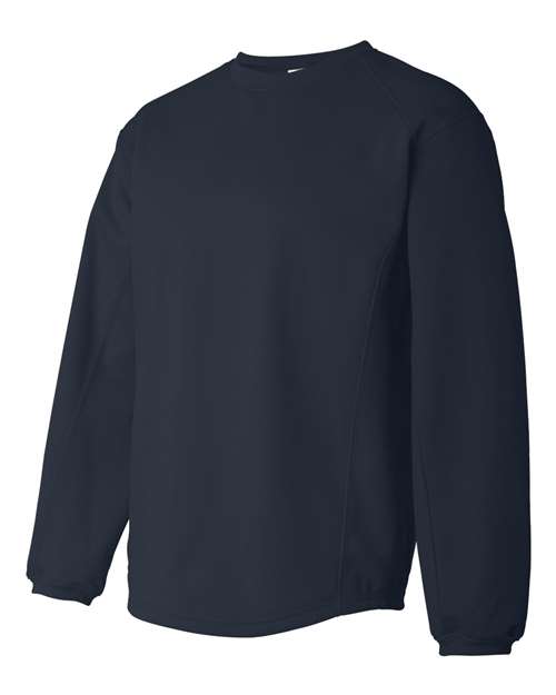 Badger 1453 Men's BT5 Performance Fleece Crewneck Sweatshirt - Navy - side