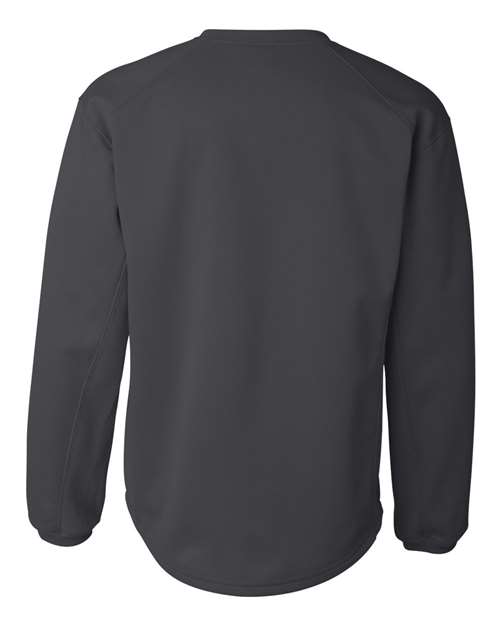 Badger 1453 Men's BT5 Performance Fleece Crewneck Sweatshirt - Graphite - back