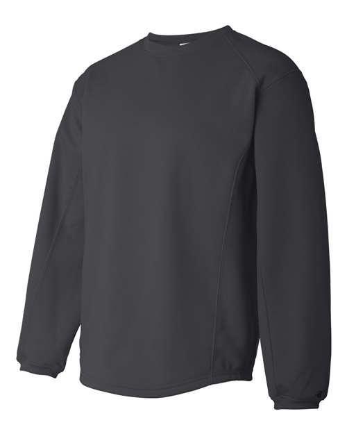 Badger 1453 Men's BT5 Performance Fleece Crewneck Sweatshirt - Graphite - side
