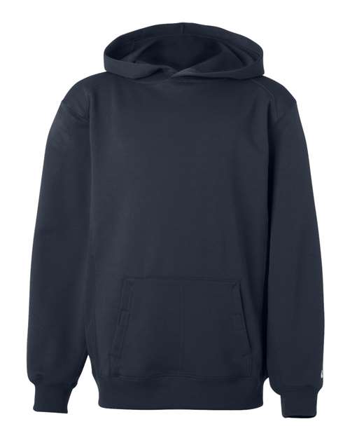 Badger 2454 Youth Performance Fleece Hooded Sweatshirt - Navy - front