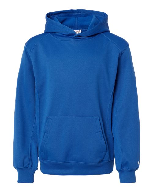 Badger 2454 Youth Performance Fleece Hooded Sweatshirt - Royal - front