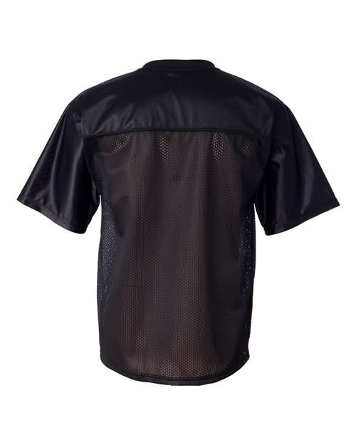 Augusta Sportswear 257 Men's Stadium Replica Football Jersey - Black - back