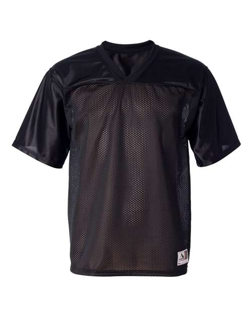Augusta Sportswear 257 Men's Stadium Replica Football Jersey - Black - front