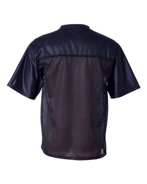 Augusta Sportswear 257 Men's Stadium Replica Football Jersey - Navy - back