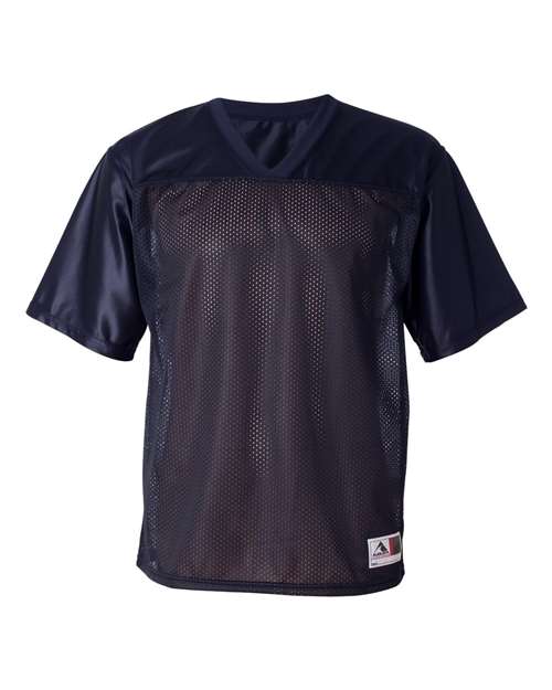 Augusta Sportswear 257 Men's Stadium Replica Football Jersey - Navy - front