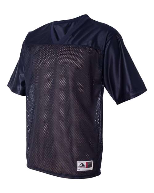 Augusta Sportswear 257 Men's Stadium Replica Football Jersey - Navy - side