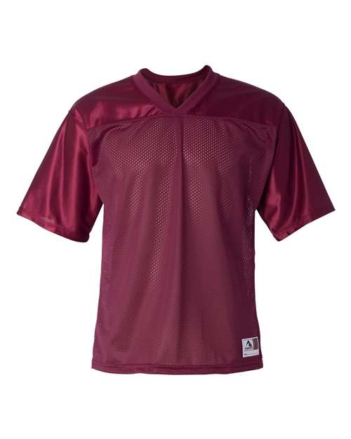 Augusta Sportswear 257 Men's Stadium Replica Football Jersey - Maroon - front