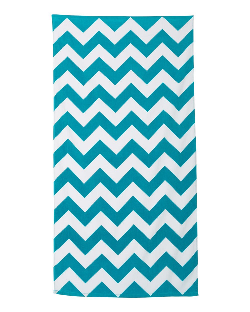 Carmel Towel Company C3060X Chevron Velour Beach Towel - style