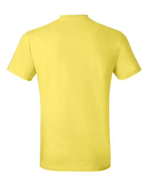 Hanes 4980 Unisex Perfect-T T-Shirt - Yellow - back