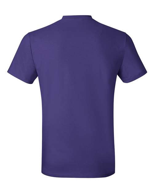 Hanes 4980 Unisex Perfect-T T-Shirt - Purple - back