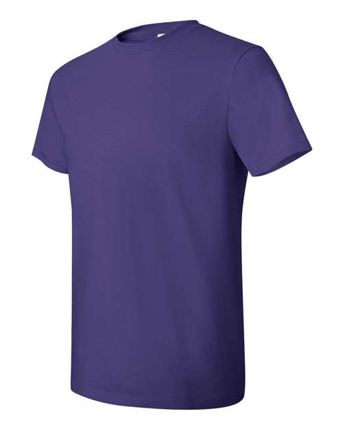Hanes 4980 Unisex Perfect-T T-Shirt - Purple - side