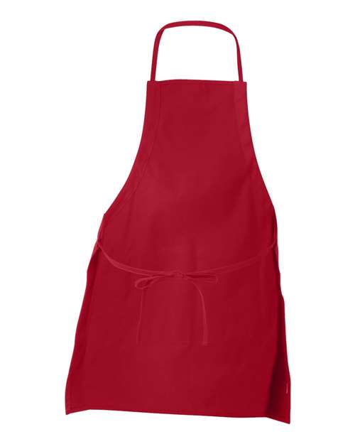 Liberty Bags 5502 Two-Pocket Butcher Apron - Red - back