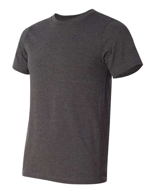 BELLA + CANVAS 3001U Unisex USA-Made Jersey Tee - Dark Grey Heather - side