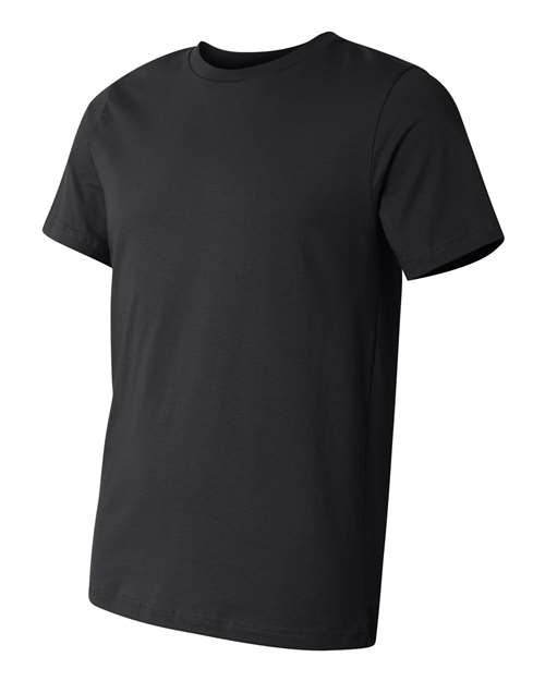 BELLA + CANVAS 3001U Unisex USA-Made Jersey Tee - Black - side