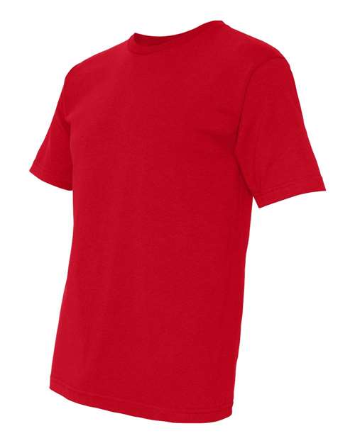 Bayside 5040 Unisex USA-Made Midweight T-Shirt - Red - side