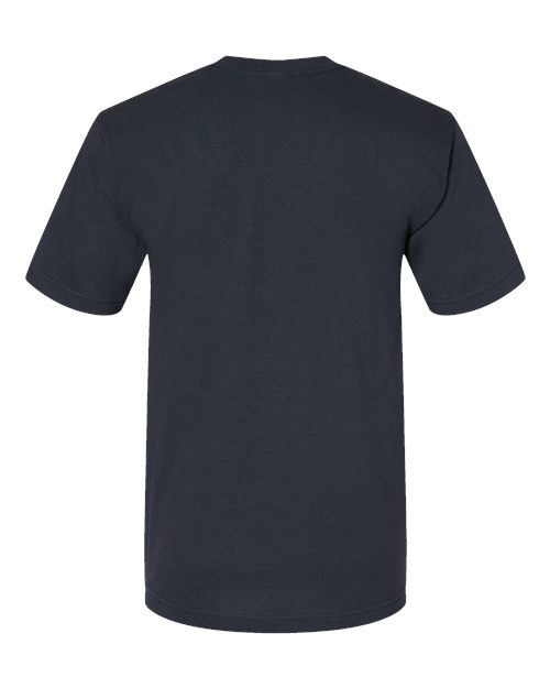 Bayside 5040 Unisex USA-Made Midweight T-Shirt - Navy - back
