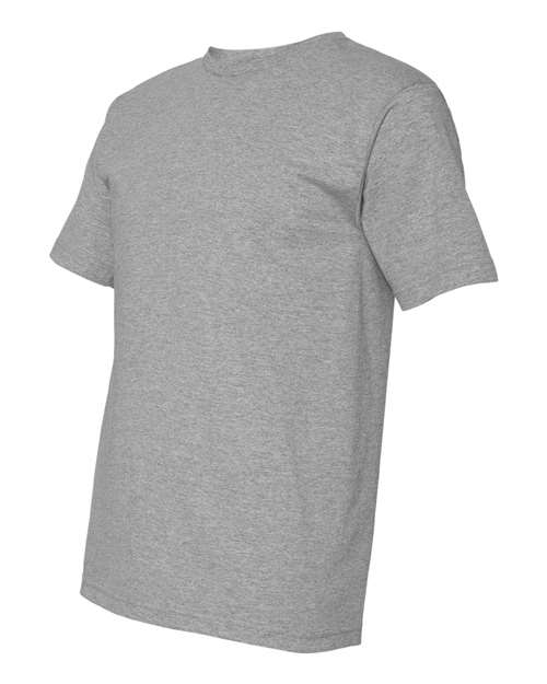 Bayside 5040 Unisex USA-Made Midweight T-Shirt - Dark Ash - side