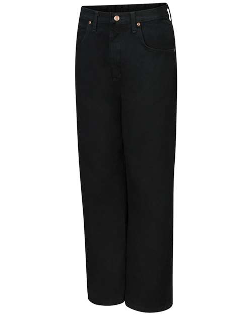Red Kap PD60 Men's Authentic Relaxed Fit Jeans - Black - 30I - front