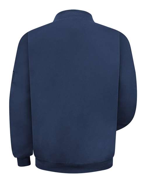Red Kap JT36 Men's Unlined Team Jacket - Navy - back