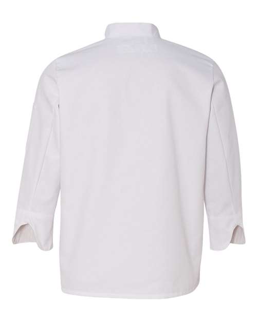 Chef Designs 0401 Women's Ten Button Chef Coat - White - back