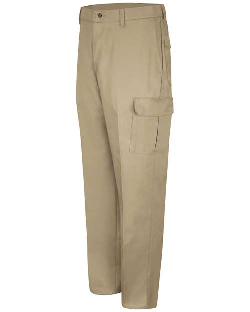 Red Kap PC76 Men's Cargo Pants - Khaki - Unhemmed - front