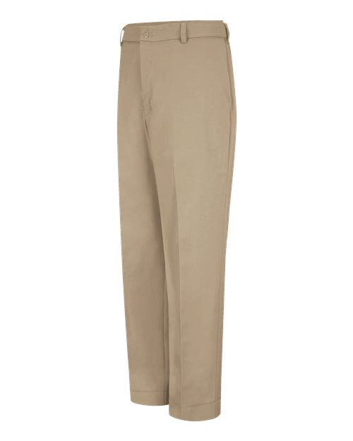 Red Kap PT20 Men's Dura-Kap Industrial Pants - Khaki - Unhemmed - front