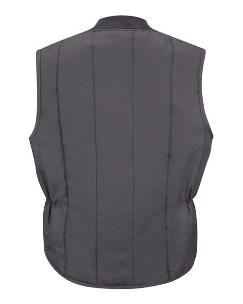 Red Kap VT22 Men's Quilted Vest - Charcoal - back