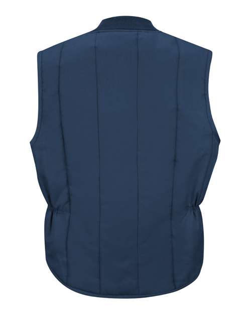 Red Kap VT22 Men's Quilted Vest - Navy - back