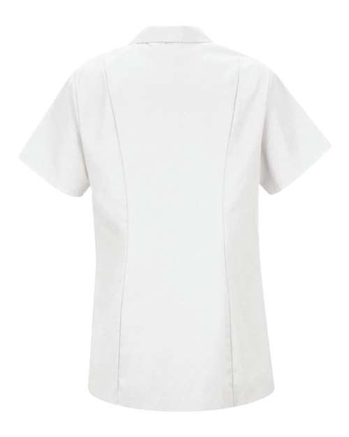 Red Kap KP43 Women's Zip Front Smock - White - back