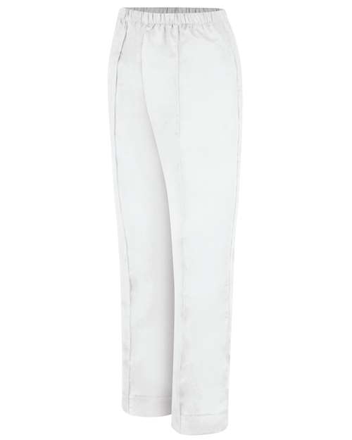 Red Kap PP73 Women's Poplin Pants - White - 34 Unhemmed - front