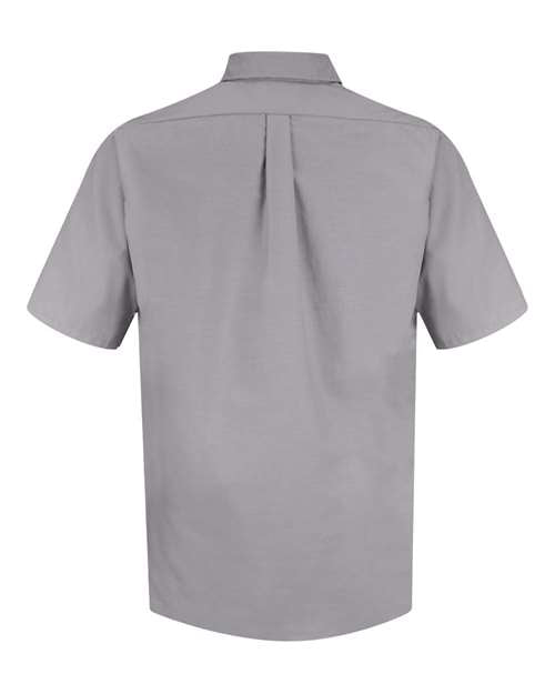 Red Kap SP80 Men's Poplin Short Sleeve Dress Shirt - Silver - back