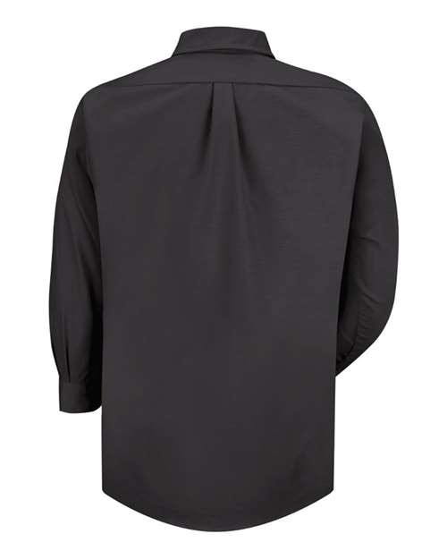 Red Kap SP90 Men's Poplin Dress Shirt - Black - back