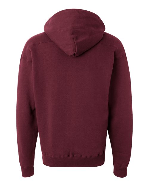 J. America 8830 Men's Sport Lace Hooded Sweatshirt - Maroon - back