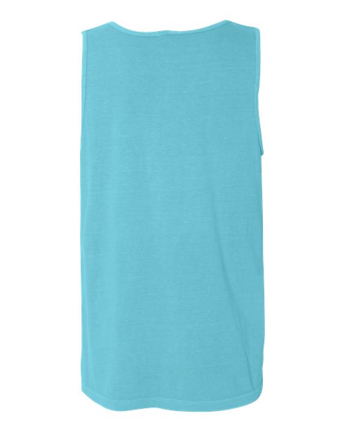 Comfort Colors 9360 Unisex Garment-Dyed Heavyweight Tank Top - Lagoon - back