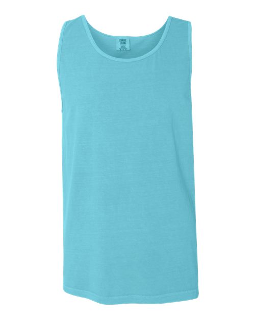 Comfort Colors 9360 Unisex Garment-Dyed Heavyweight Tank Top - Lagoon - front