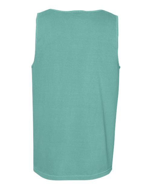 Comfort Colors 9360 Unisex Garment-Dyed Heavyweight Tank Top - Seafoam - back