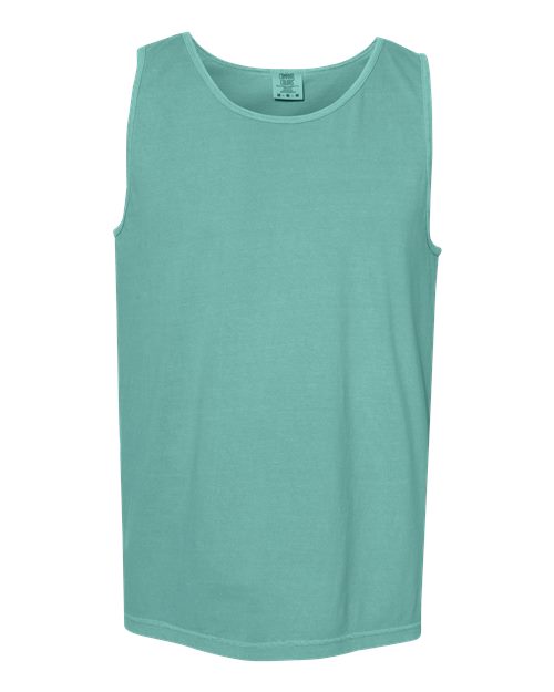 Comfort Colors 9360 Unisex Garment-Dyed Heavyweight Tank Top - Seafoam - front