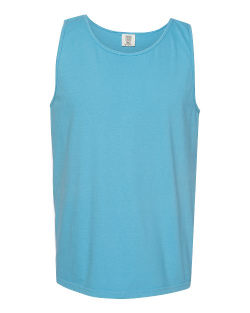 Comfort Colors 9360 Unisex Garment-Dyed Heavyweight Tank Top - Sapphire - front