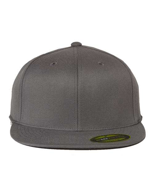 Flexfit 6210FF 210® Flat Bill Cap - Dark Grey - front