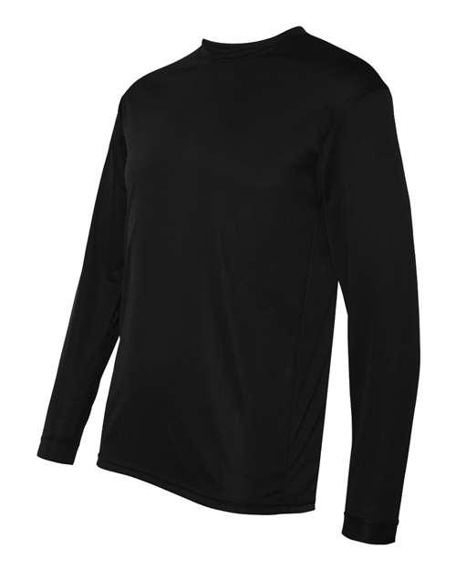 C2 Sport 5104 Unisex Performance Long Sleeve T-Shirt - Black - side