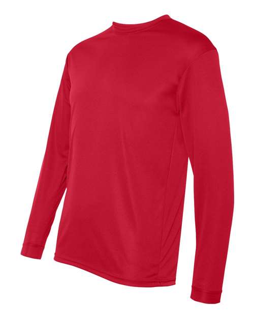 C2 Sport 5104 Unisex Performance Long Sleeve T-Shirt - Red - side