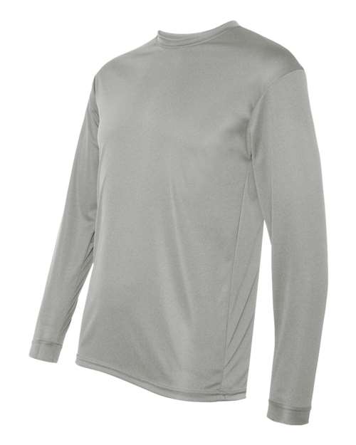 C2 Sport 5104 Unisex Performance Long Sleeve T-Shirt - Silver - side