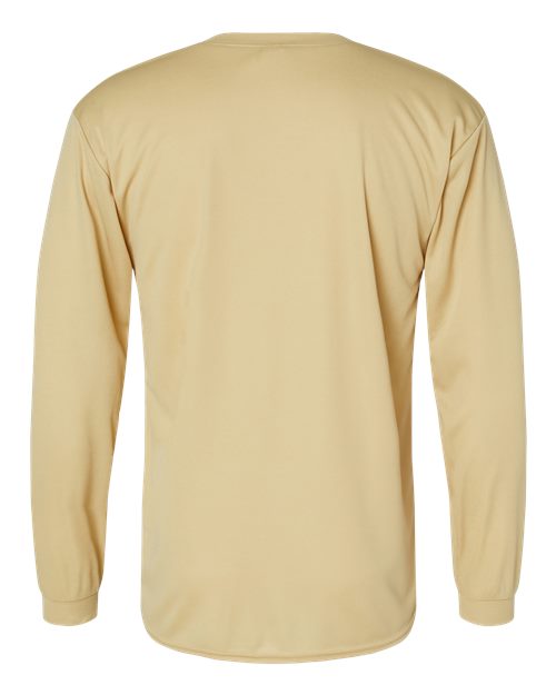 C2 Sport 5104 Unisex Performance Long Sleeve T-Shirt - Vegas Gold - back
