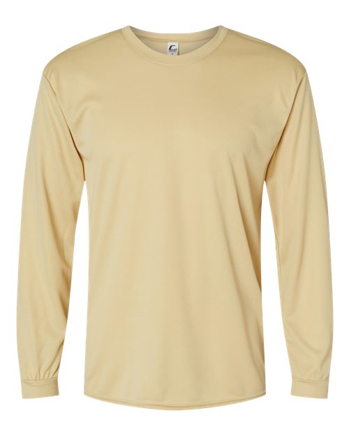 C2 Sport 5104 Unisex Performance Long Sleeve T-Shirt - Vegas Gold - front