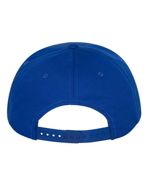 YP Classics 6007 Five-Panel Cotton Twill Snapback Cap - Royal Blue - back