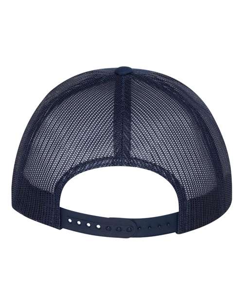 YP Classics 6006 Classic Five-Panel Trucker Cap - Navy - back